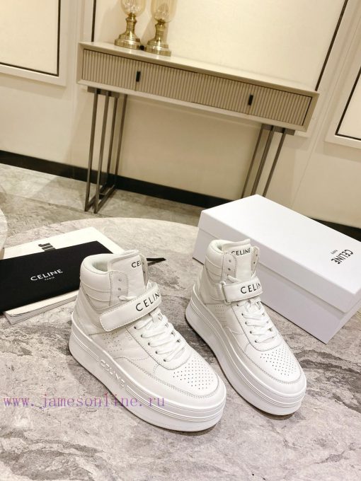 Top versionCeline's new autumn and winter color blocked sports shoes with thick soles and he2tiu3lw8