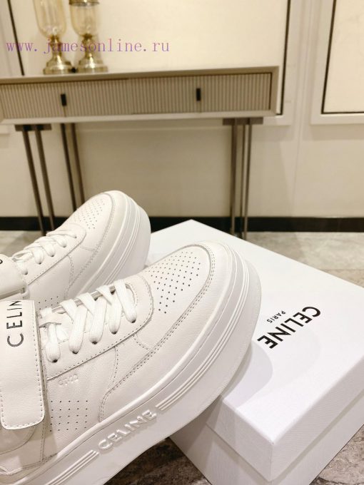 Top versionCeline's new autumn and winter color blocked sports shoes with thick soles and he2tiu3lw8 - Image 10