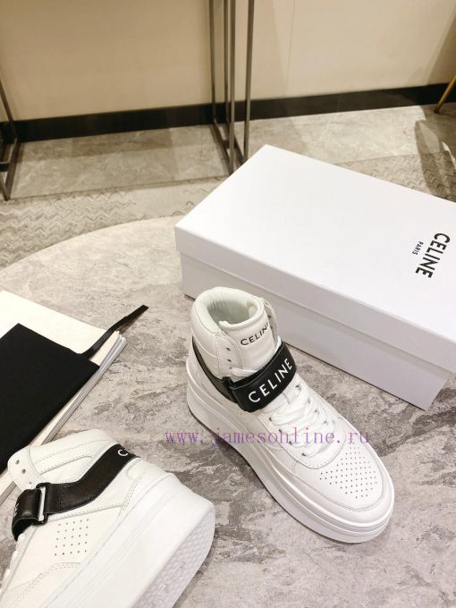 Top versionCeline's new autumn and winter color blocked sports shoes with thick soles and heifc7vtpm - Image 5