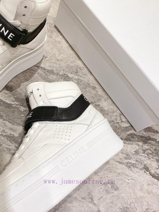 Top versionCeline's new autumn and winter color blocked sports shoes with thick soles and heifc7vtpm - Image 7
