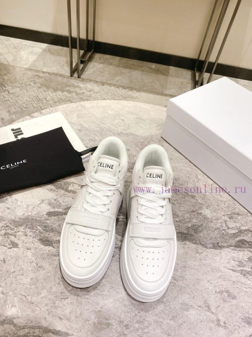 Top versionCeline's new autumn and winter color blocked sports shoes with thick soles and hevwq4rhdv - Image 4