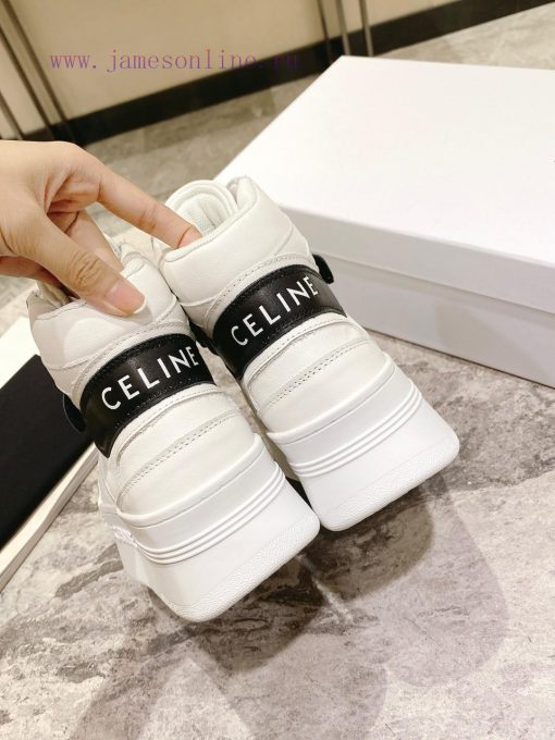 Top versionCeline's new autumn and winter color blocked sports shoes with thick soles and heifc7vtpm - Image 9