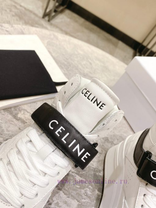 Top versionCeline's new autumn and winter color blocked sports shoes with thick soles and heifc7vtpm - Image 10
