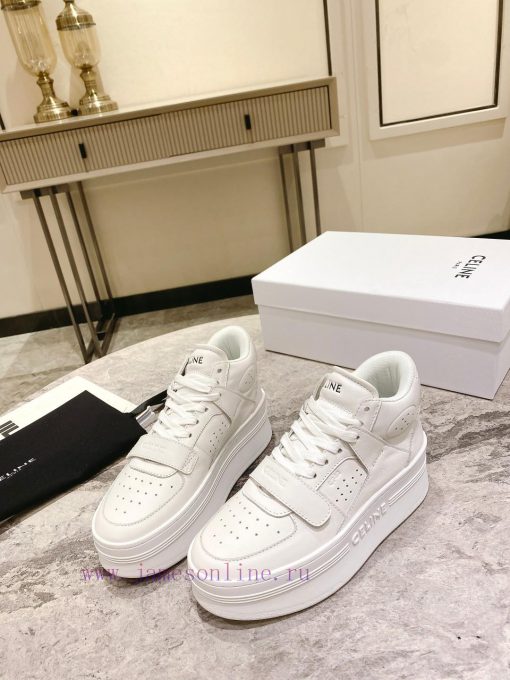 Top versionCeline's new autumn and winter color blocked sports shoes with thick soles and hevwq4rhdv - Image 6