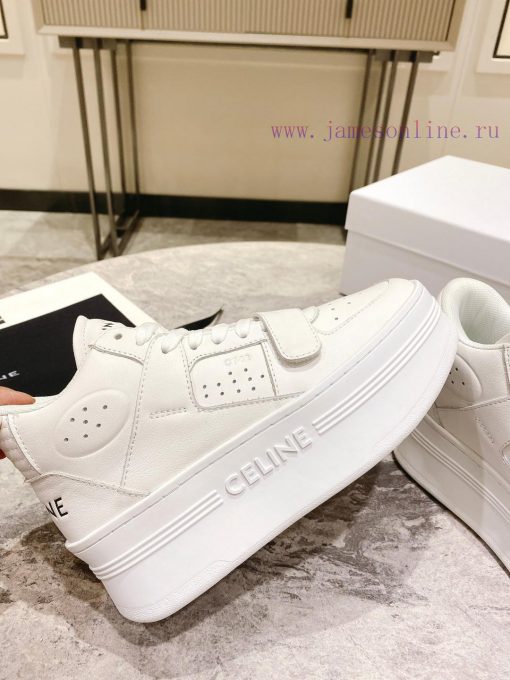 Top versionCeline's new autumn and winter color blocked sports shoes with thick soles and hevwq4rhdv - Image 10