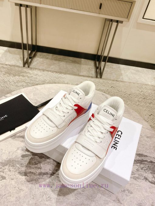 Top versionCeline's new autumn and winter color blocked sports shoes with thick soles and he52pi1o8j - Image 6