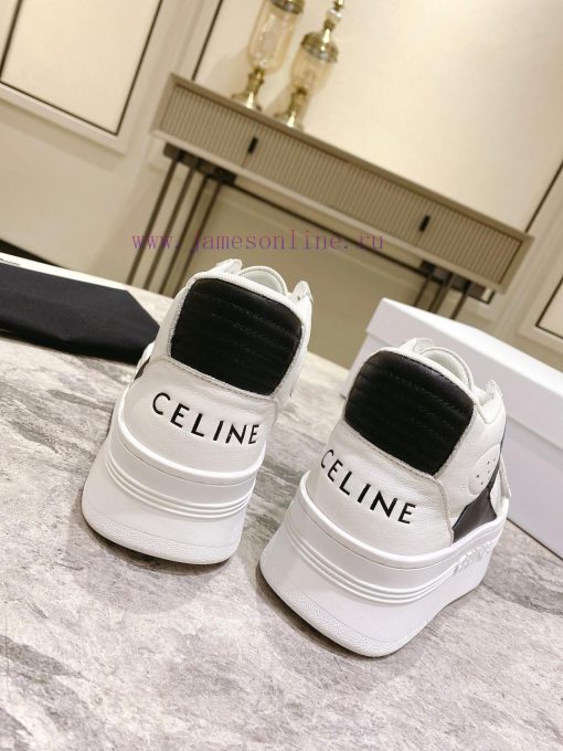 Top versionCeline's new autumn and winter color blocked sports shoes with thick soles and hegd3s2cad - Image 10
