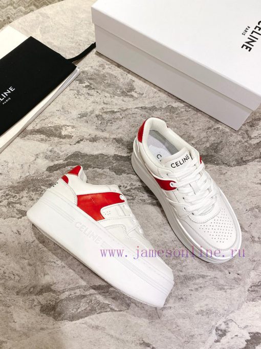 Top versionCeline's new autumn and winter color blocked sports shoes with thick soles and heswf2u34j