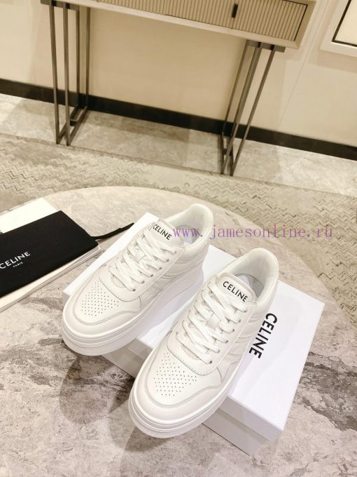 Top versionCeline's new autumn and winter color blocked sports shoes with thick soles and heu5prwz8p - Image 6
