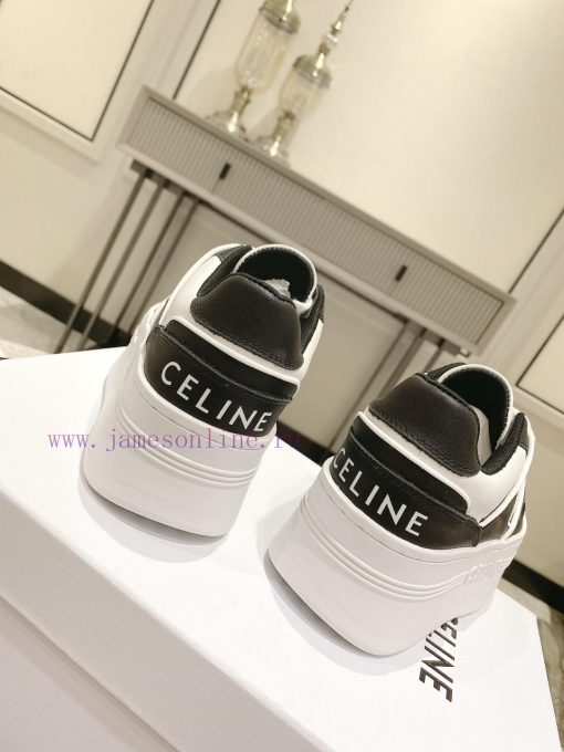 Top versionCeline's new autumn and winter color blocked sports shoes with thick soles and he370881d4 - Image 9