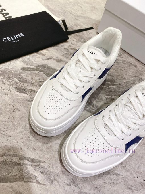 Top versionCeline's new autumn and winter color blocked sports shoes with thick soles and heubhy16lg - Image 7