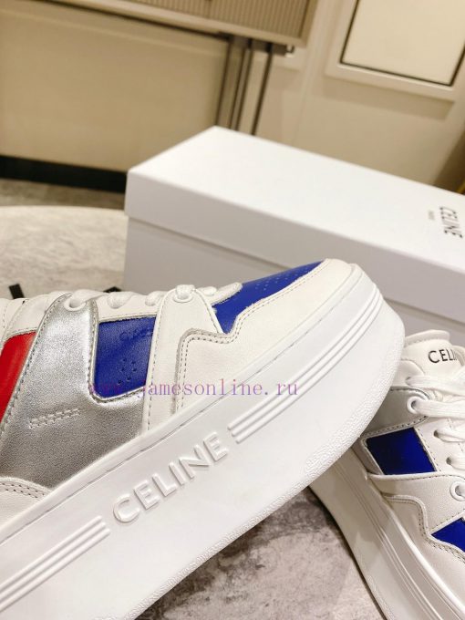Top versionCeline's new autumn and winter color blocked sports shoes with thick soles and hekzn19ogh - Image 7