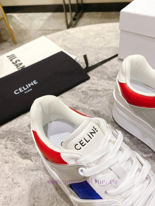 Top versionCeline's new autumn and winter color blocked sports shoes with thick soles and hekzn19ogh - Image 8