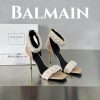 BalmainBalmain𝘽𝙖𝙡𝙢𝙖𝙞𝙣First release Uma lambhair pearl high-heeled sandals for spring and sumy1v5djtv