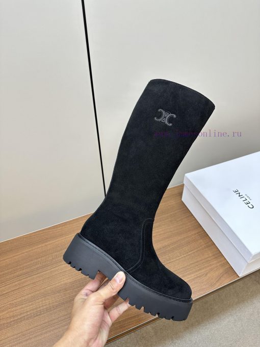 Celine 2023 Arc de Triomphe Knight BootsThis season, it is highly praised by many internet cjw9wgt0i - Image 9