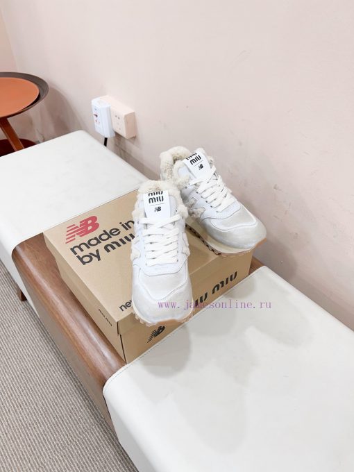 𝐌𝐢𝐮𝐦𝐢𝐱𝐧𝐞𝐰𝐁𝐚𝐥𝐚𝐧𝐜 Certified 𝟐𝟎𝟐𝟐𝟑𝙨𝐧𝐞𝐰Miumi * new thick soled teddy fur full wool inner shoes, eueeqb3r - Image 2