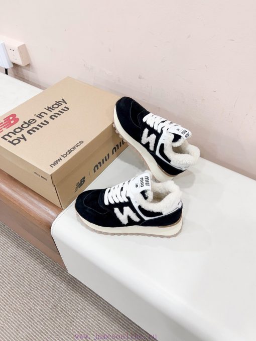 𝐌𝐢𝐮𝐦𝐢𝐱𝐧𝐞𝐰𝐁𝐚𝐥𝐚𝐧𝐜 Certified 𝟐𝟎𝟐𝟐𝟑𝙨𝐧𝐞𝐰Miumi * new thick soled teddy fur full wool inner shoes, e4nsofpi - Image 4
