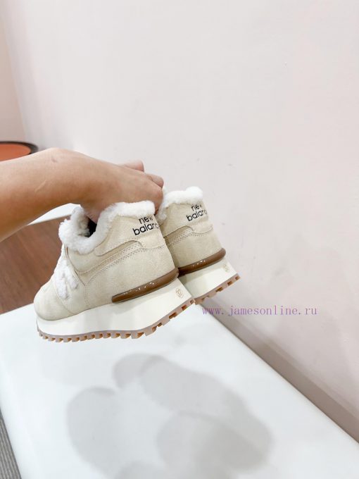 𝐌𝐢𝐮𝐦𝐢𝐱𝐧𝐞𝐰𝐁𝐚𝐥𝐚𝐧𝐜 Certified 𝟐𝟎𝟐𝟐𝟑𝙨𝐧𝐞𝐰Miumi * new thick soled teddy fur full wool inner shoes, ocehbuta - Image 10