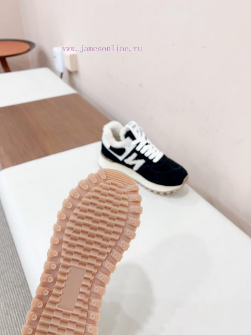 𝐌𝐢𝐮𝐦𝐢𝐱𝐧𝐞𝐰𝐁𝐚𝐥𝐚𝐧𝐜 Certified 𝟐𝟎𝟐𝟐𝟑𝙨𝐧𝐞𝐰Miumi * new thick soled teddy fur full wool inner shoes, e4nsofpi - Image 10
