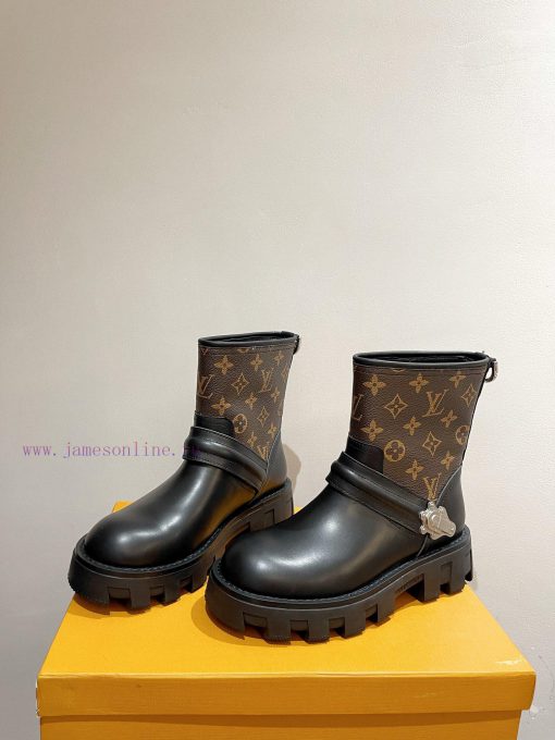 LV's latest popular short boots for autumn and winter are concise and practical, with a boldvz11x1j5 - Image 5