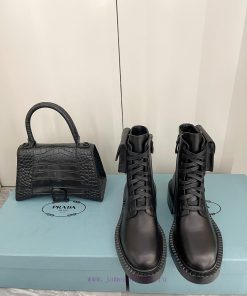 PRADA thick soled motorcycle boot bags are fashionable and casual motorcycle Martin boots wit6eou7pl