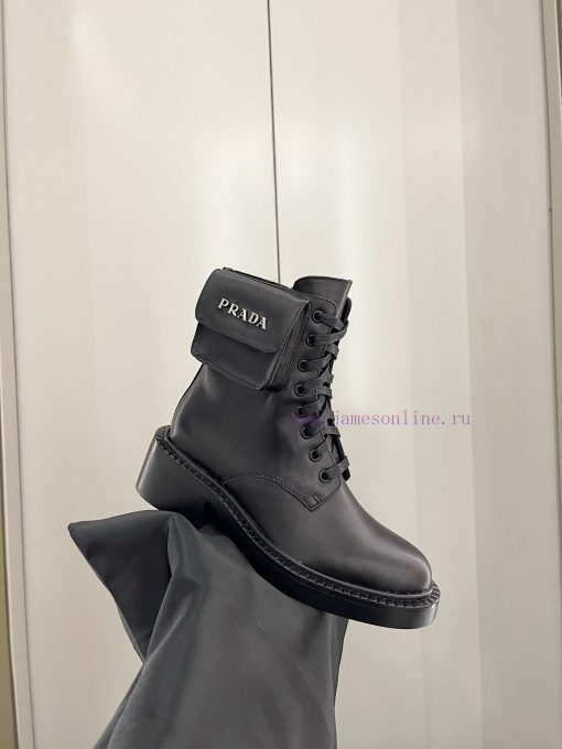 PRADA thick soled motorcycle boot bags are fashionable and casual motorcycle Martin boots wit6eou7pl - Image 8