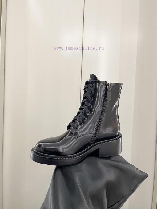 PRADA thick soled motorcycle boot bags are fashionable and casual motorcycle Martin boots wi928y397h - Image 9