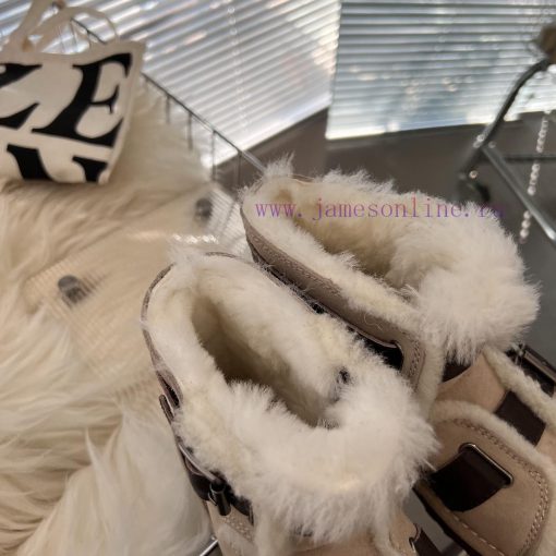 Oreo powderCool motorcycle style 〰️UGG super cool and super A leather motorcycle snow bootsSxunx9h5j - Image 4
