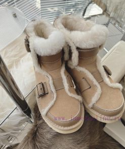 - New Sand ColorCool motorcycle style 〰️UGG super cool and super A leather motorcycle snow bru4nc4a9
