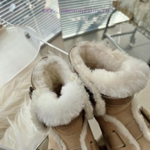 - New Sand ColorCool motorcycle style 〰️UGG super cool and super A leather motorcycle snow bru4nc4a9 - Image 5