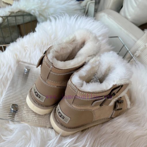 - New Sand ColorCool motorcycle style 〰️UGG super cool and super A leather motorcycle snow bru4nc4a9 - Image 9