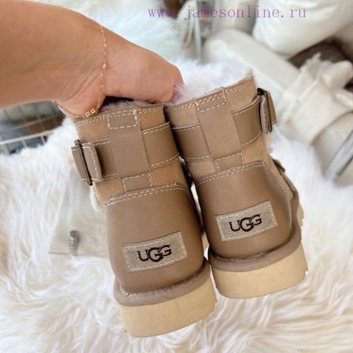 - New Sand ColorCool motorcycle style 〰️UGG super cool and super A leather motorcycle snow bru4nc4a9 - Image 10