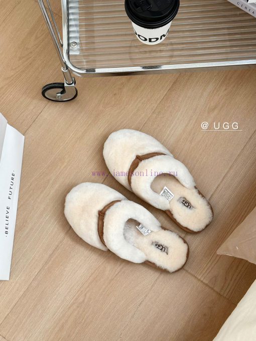 - off white 🤍UGG autumn and winter classic fur integrated full toe fur mopHigh density imporww6p1qcl - Image 2