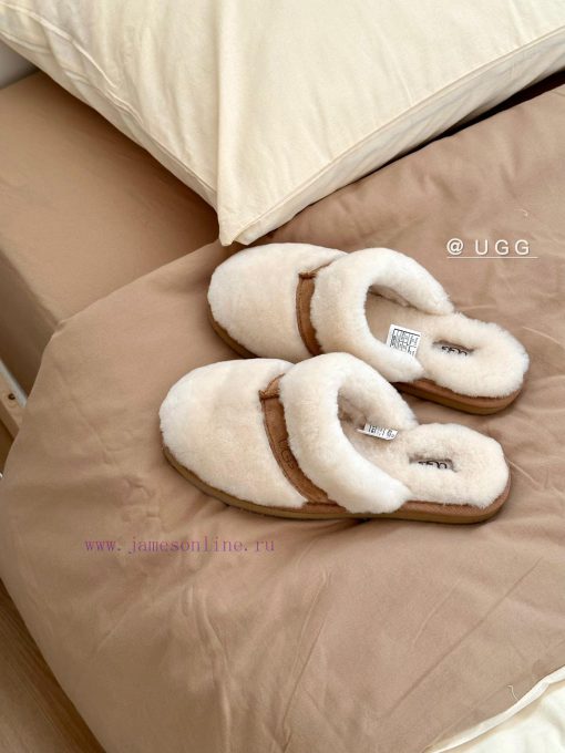 - off white 🤍UGG autumn and winter classic fur integrated full toe fur mopHigh density imporww6p1qcl - Image 6