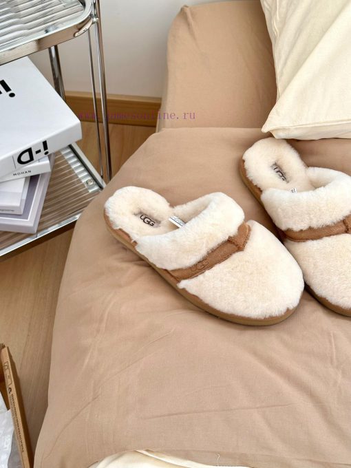 - off white 🤍UGG autumn and winter classic fur integrated full toe fur mopHigh density imporww6p1qcl - Image 7