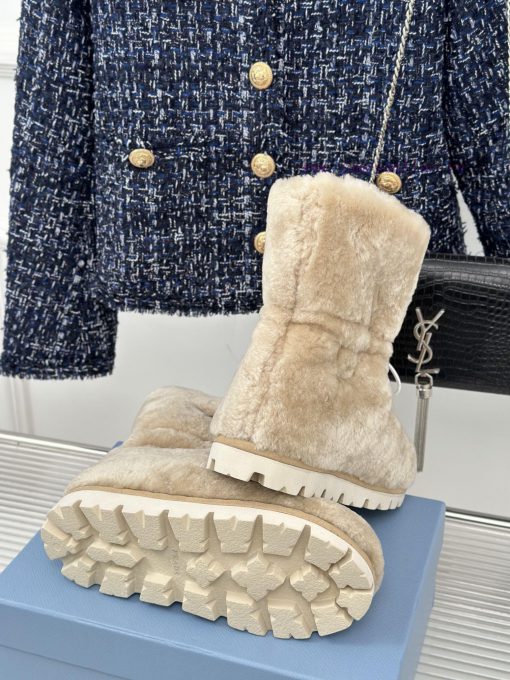 Prada 23S Autumn/Winter New Product Triangle LogoSnow bootsThe material is made of imported 8zufdhju - Image 10
