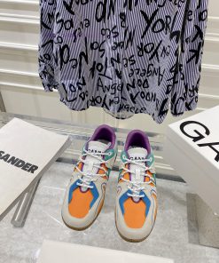 -- New Product Arrives -- GANNI Yang Mi's Same Style Color blocked Retro German Training Sho5hol57va