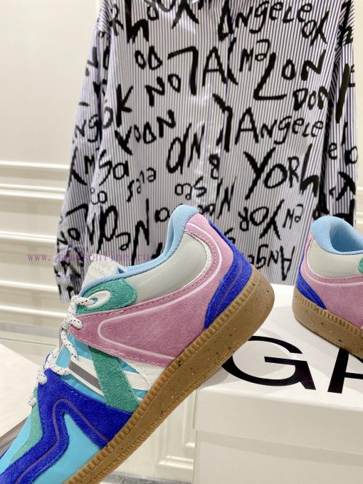 -- New Product Arrives -- GANNI Yang Mi's Same Style Color blocked Retro German Training Shoa79ndmjq - Image 8