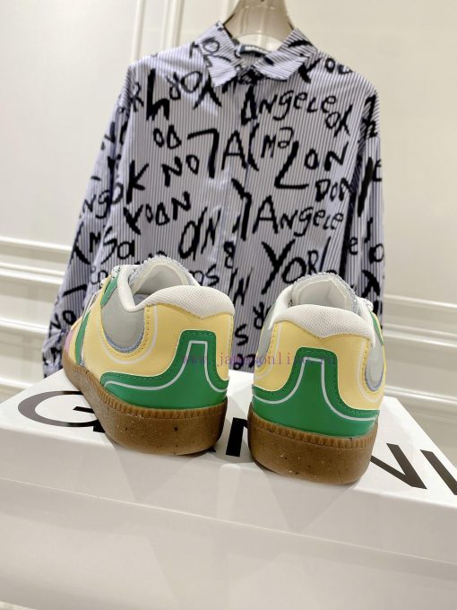 -- New Product Arrives -- GANNI Yang Mi's Same Style Color blocked Retro German Training Sho699k4gki - Image 10