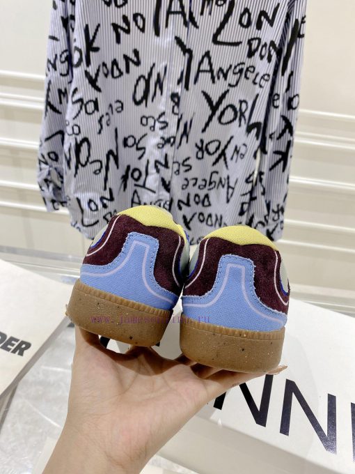-- New Product Arrives -- GANNI Yang Mi's Same Style Color blocked Retro German Training Shok0hozozk - Image 10