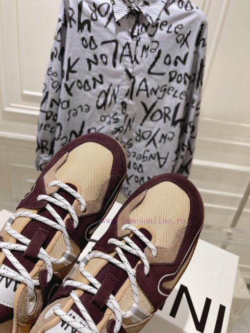 -- New Product Arrives -- GANNI Yang Mi's Same Style Color blocked Retro German Training Sho8kkeurk7 - Image 8