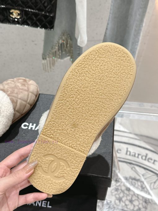 Chanel Baotou Teddy Hairy SlippersEvery autumn and winter, fur slippers are an essential ite0fz9gi98 - Image 10