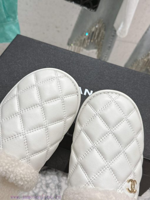 Chanel Baotou Teddy Hairy SlippersEvery autumn and winter, fur slippers are an essential ite7dt90opy - Image 8