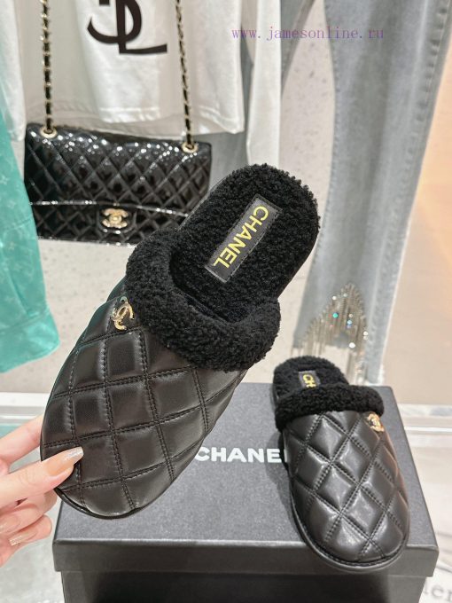 Chanel Baotou Teddy Hairy SlippersEvery autumn and winter, fur slippers are an essential itei1au8z1v - Image 6