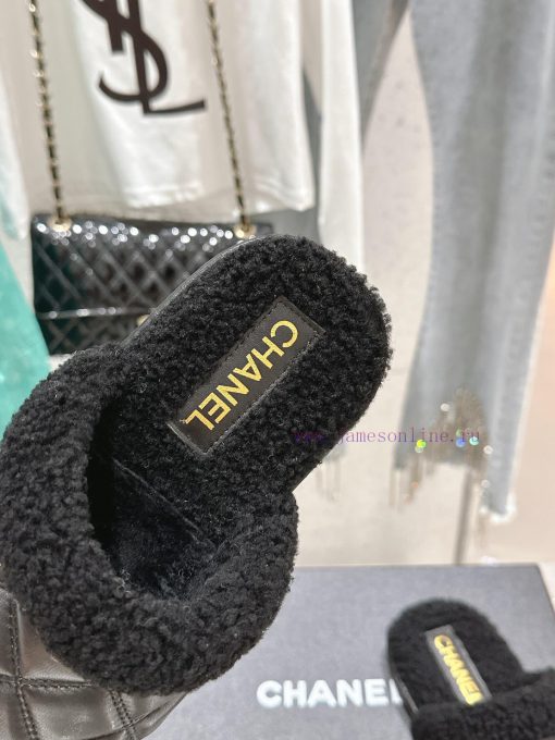 Chanel Baotou Teddy Hairy SlippersEvery autumn and winter, fur slippers are an essential itei1au8z1v - Image 7