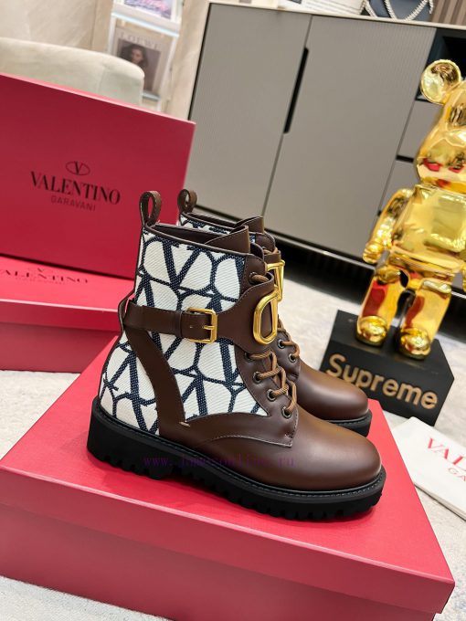 Valentino 2023 Autumn/Winter New Women's Boots Top of the line Comfortable and Versatile, Hidaduoowo - Image 2