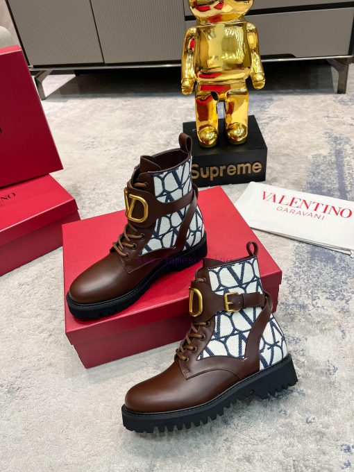 Valentino 2023 Autumn/Winter New Women's Boots Top of the line Comfortable and Versatile, Hidaduoowo - Image 6