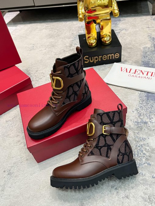 Valentino 2023 Autumn/Winter New Women's Boots Top of the line Comfortable and Versatile, Hidjtmvbfa - Image 4