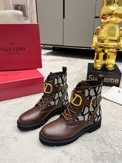 Valentino 2023 Autumn/Winter New Women's Boots Top of the line Comfortable and Versatile, Hij5he5xp8 - Image 5