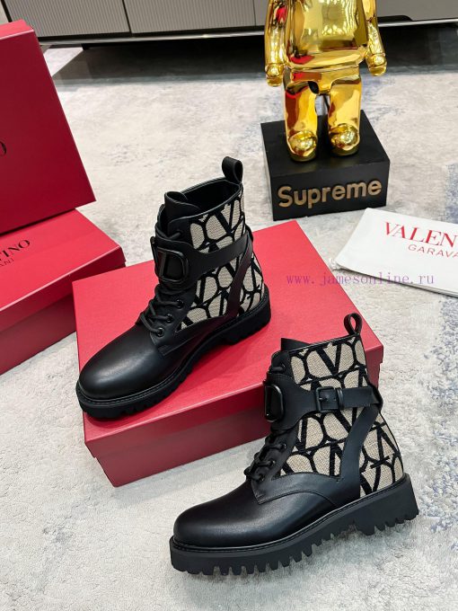 Valentino 2023 Autumn/Winter New Women's Boots Top of the line Comfortable and Versatile, Hiuq3dnd73 - Image 8